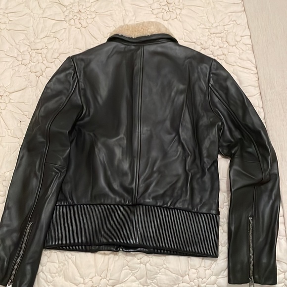 Lucky Brand Sherpa Genuine Leather Jacket Size XS - Picture 6 of 6